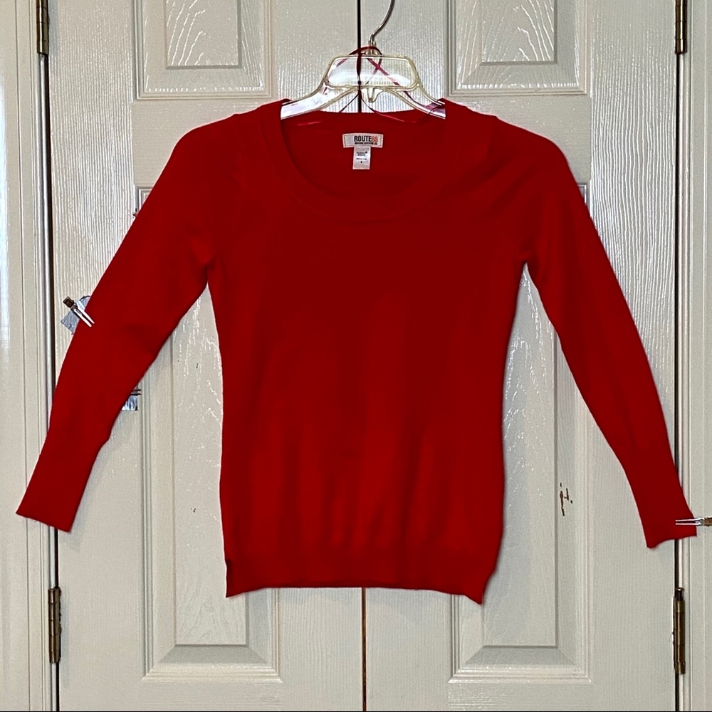 Route 66 Original Clothing Co. Red Long Sleeve Top